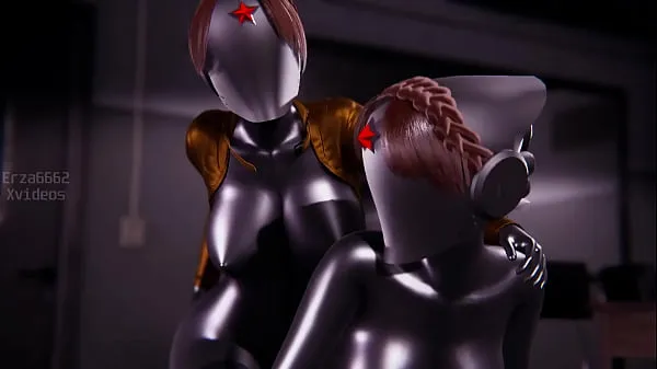 Bedste Twins Sex scene in Atomic Heart l 3d animation seje videoer