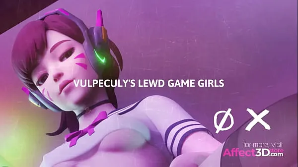 Best Vulpeculy's Lewd Game Girls - 3D Animation Bundle kule videoer