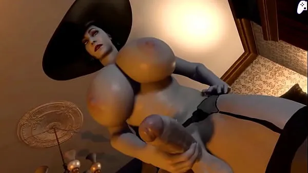 Die besten 4K) Lady Dimitrescu Futa lässt sich von einem geilen Futanari-Mädchen ihren großen Schwanz lutschen und in ihr abspritzen|3D Hentai P2 coolen Videos