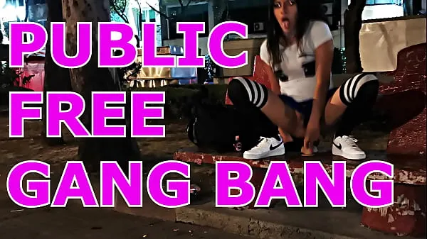 Best Gang bang in the street, the police arrive cool Videos