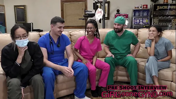Лучшие Медсестра Ченни Кроссфайр обыскивает медсестру Арию Николь, Ария виновна, пока ее невиновность не будет доказана на GirlsGoneGynoCom крутые видео