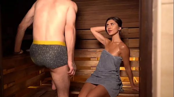 Best It was already hot in the bathhouse, but then a stranger came in cool Videos