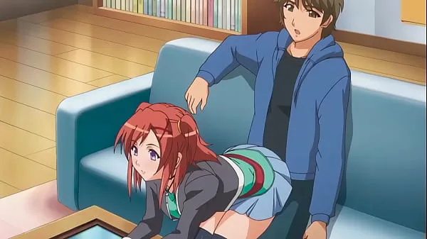 วิดีโอที่ดีที่สุดstep Brother gets a boner when step Sister sits on him - Hentai [Subtitledเจ๋ง