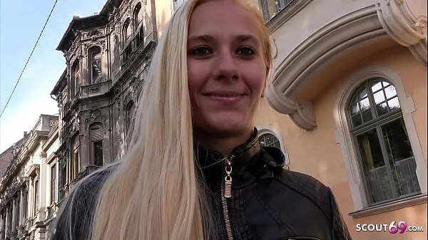 Bästa GERMAN SCOUT - Slim blonde Girl Pickup and seduce to Fuck at Model Job coola videor