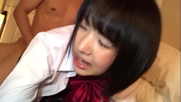 Video Japanese teen student in uniform and before school sejuk terbaik