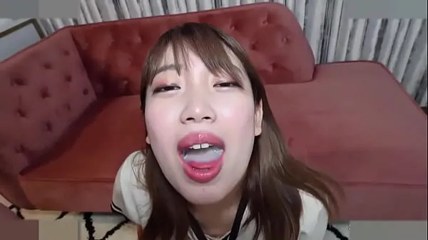 Best Big breasted married woman, Japanese beauty. She gives a blowjob and cums in her mouth and drinks the cum. Uncensored cool Videos