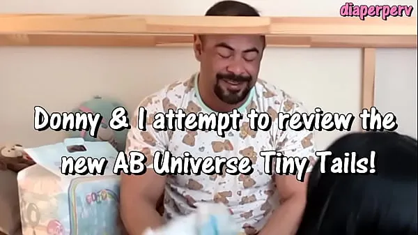 Nejlepší Trying new adult diapers ABU Tiny Tails with Donny skvělá videa