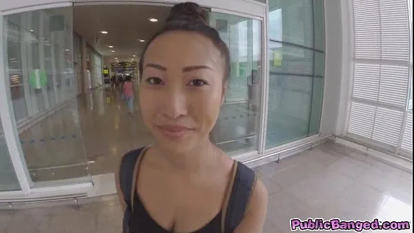 Best Big titted asian Sharon Lee fucked in public airport parking lot cool Videos